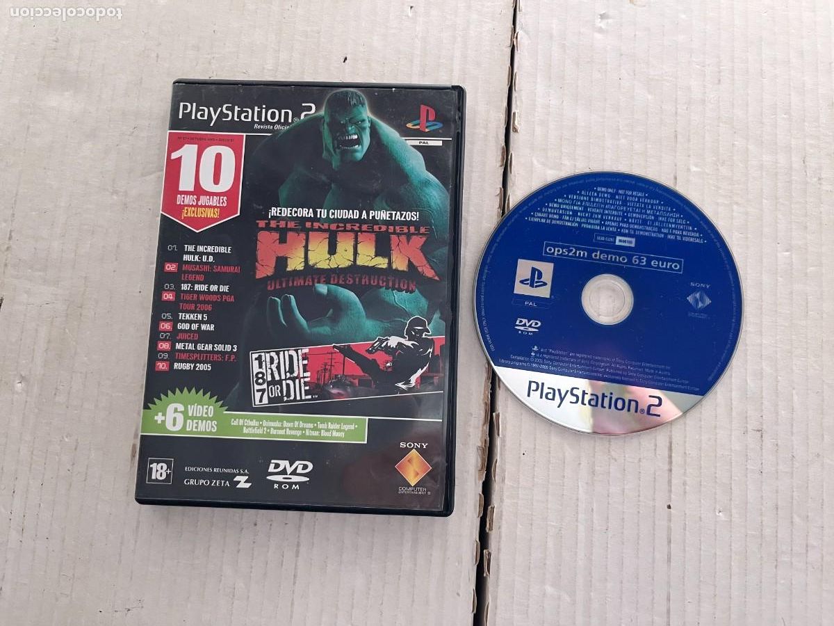 Videojuegos y consolas: demo ps2 ops2m demo 63 euro - playstation 2 play station two kreaten