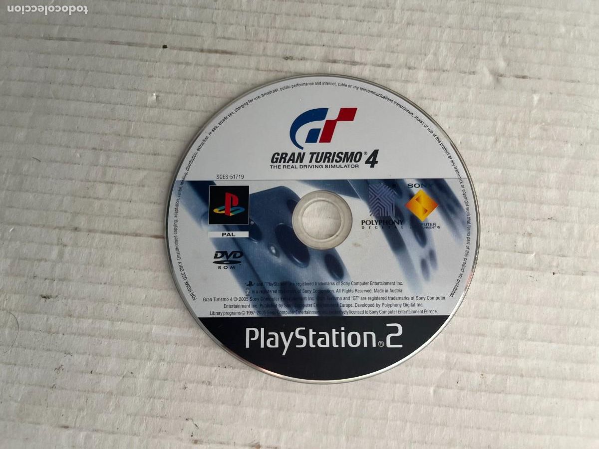 Videojuegos y consolas: GRAN TURISMO 4 - PS2 PLAYSTATION 2 PLAY STATION TWO KREATEN