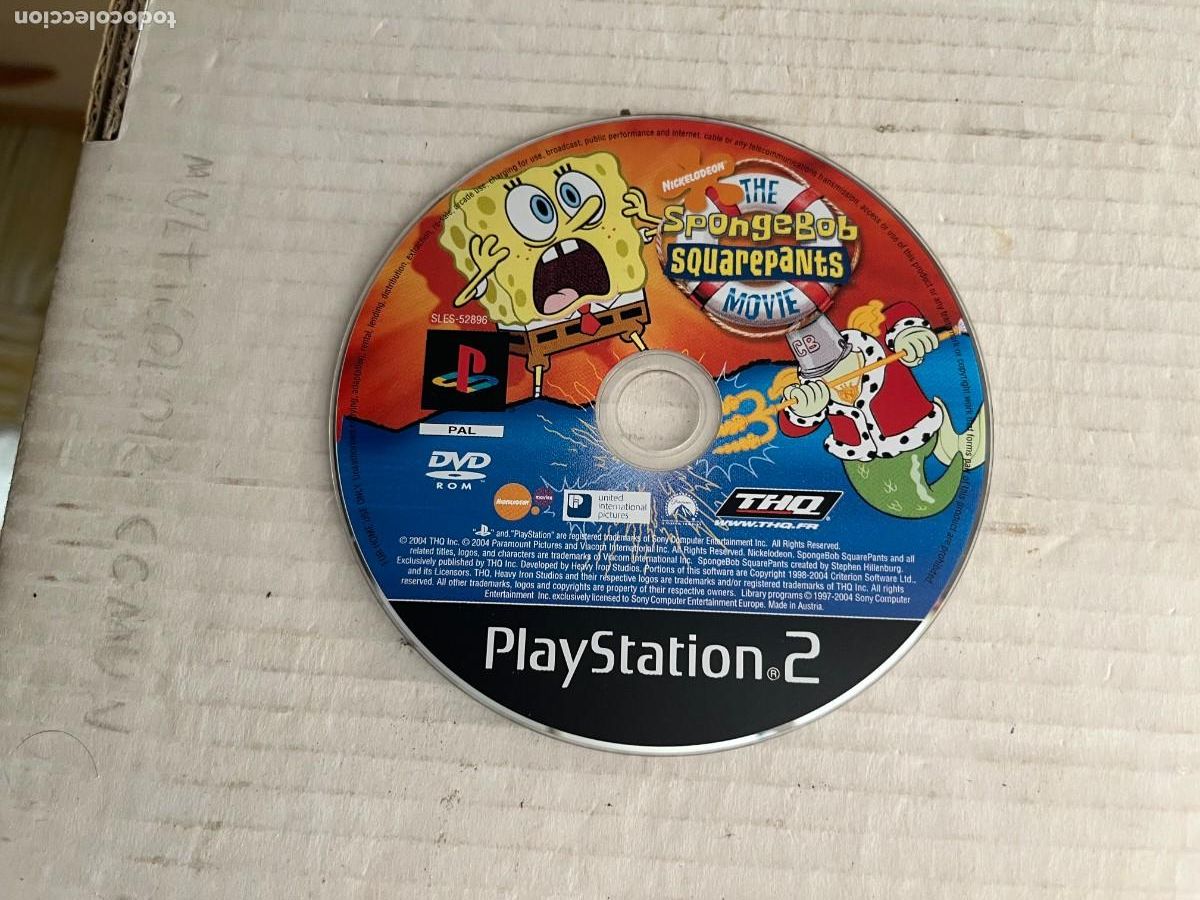 Videojuegos y consolas: SPONGEBOB SQUAREPANTS THE MOVIE - PS2 PLAYSTATION 2 PLAY STATION TWO KREATEN