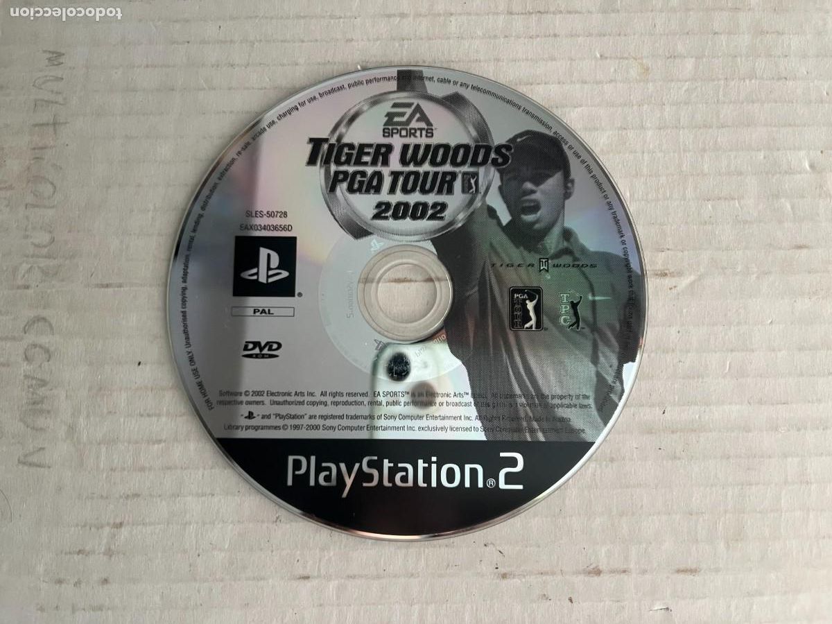 Videojuegos y consolas: TIGER WOODS PGA TOUR 2002 GOLF - PS2 PLAYSTATION 2 PLAY STATION TWO KREATEN