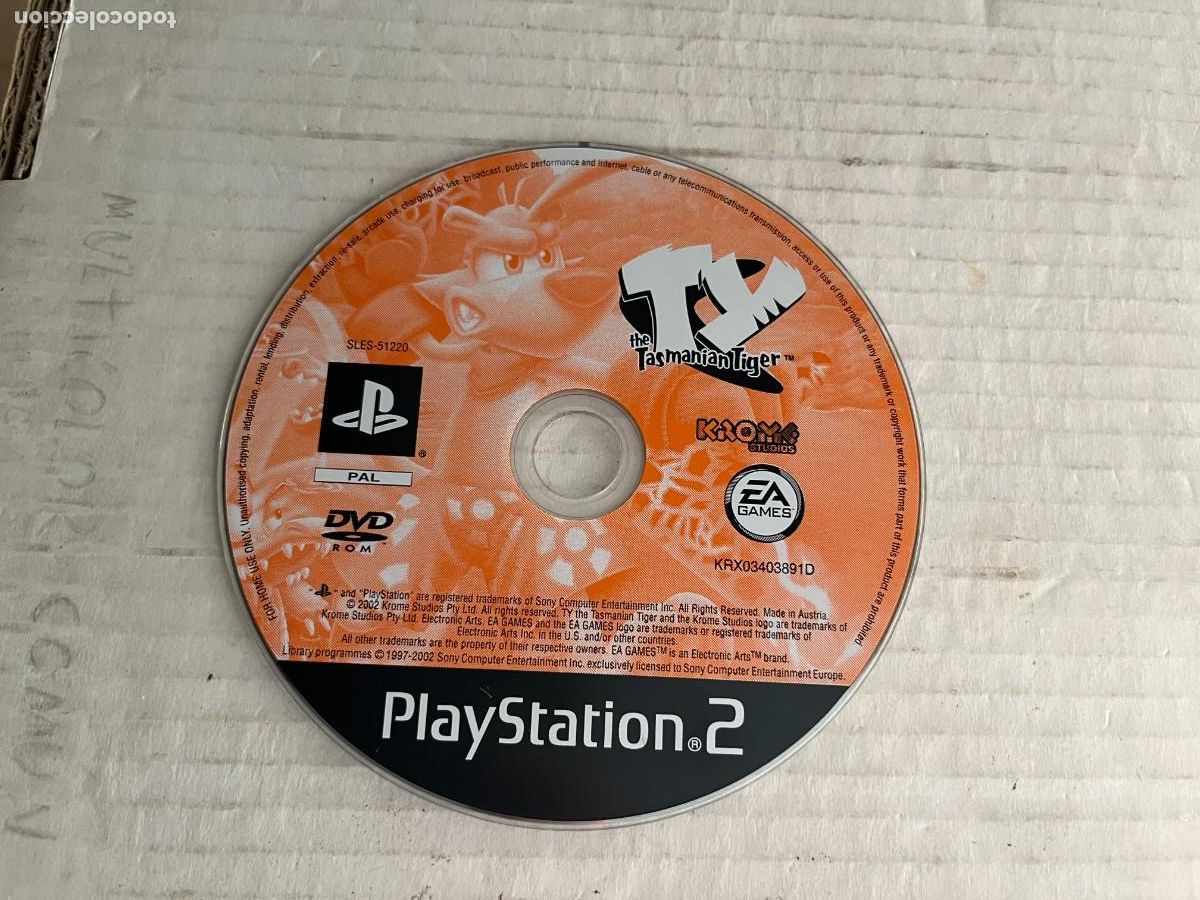 Videojuegos y consolas: TY THE TASMANIAN TIGER - PS2 PLAYSTATION 2 PLAY STATION TWO KREATEN