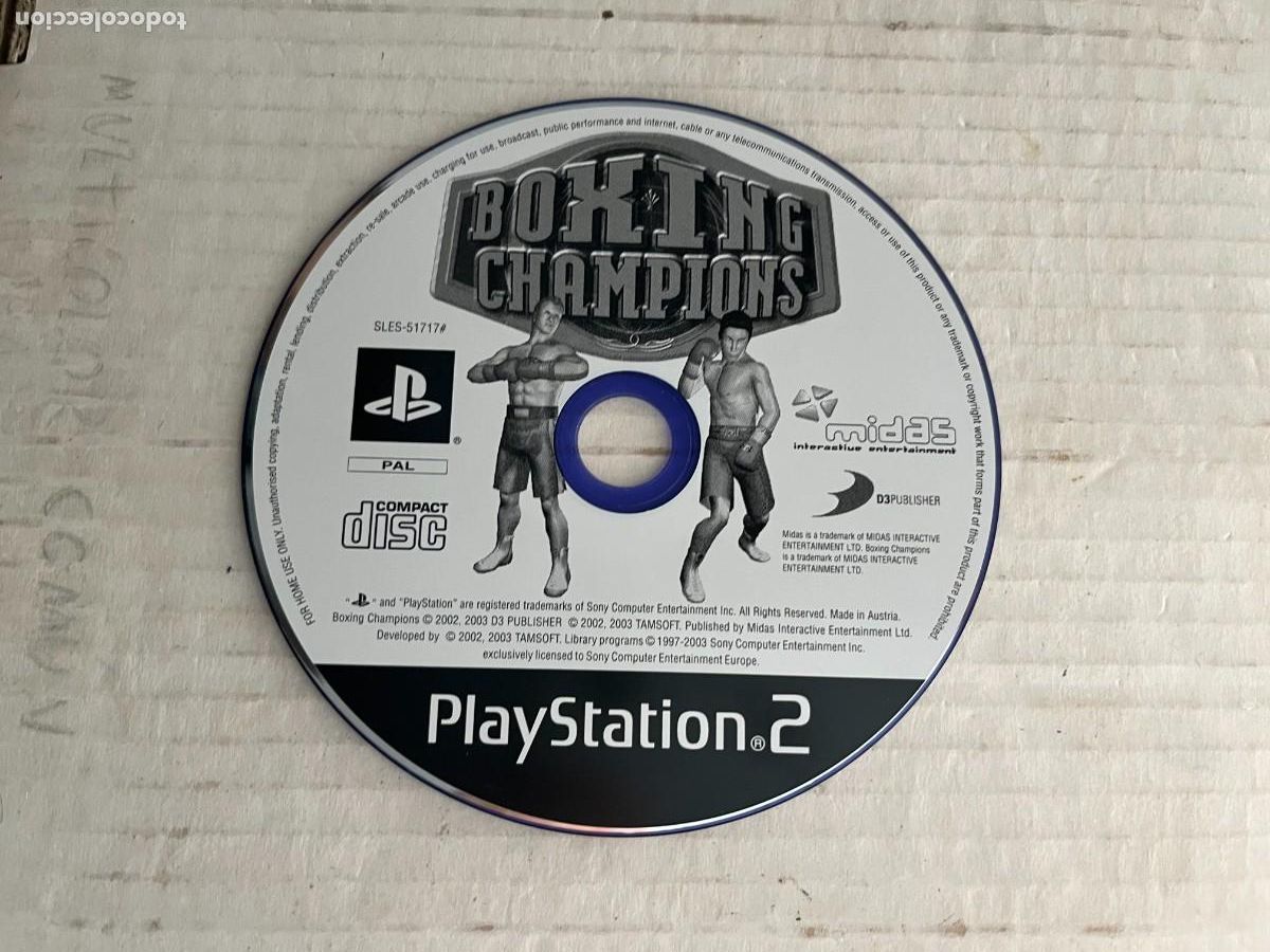 Videojuegos y consolas: BOXING CHAMPIONS PS2 PLAYSTATION 2 PLAY STATION TWO KREATEN