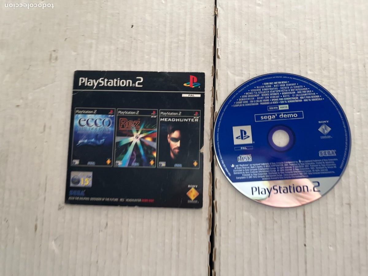 Videojuegos y consolas: ECCO REZ HEADHUNTER SEGA DEMO PS2 - KREATEN