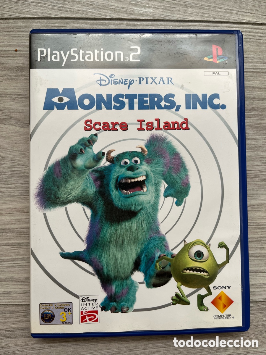Videojuegos y consolas: Monsters, Inc. Scare Island &ndash; PlayStation 2 (PS2) PAL UK &ndash; Completo &ndash; Disney Pixar