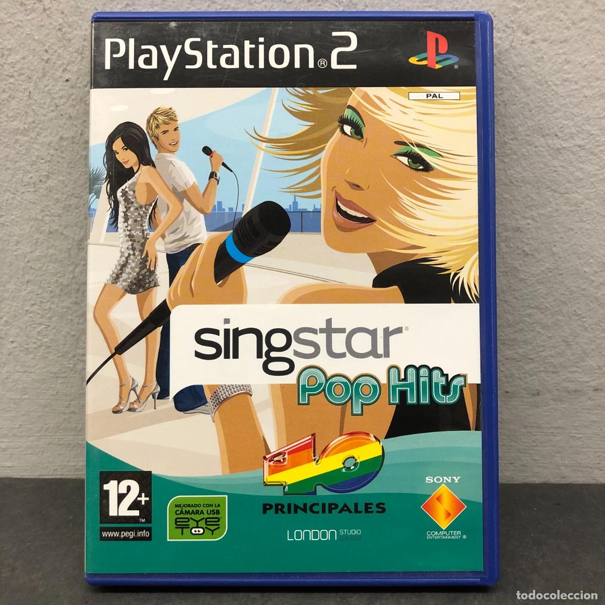 Videojuegos y consolas: SINGSTAR - POP HITS 40 PRINCIPALES - PLAY STATION 2 - PS2 - +12 - SCES 54572 - VIDEOJUEGO / 1136