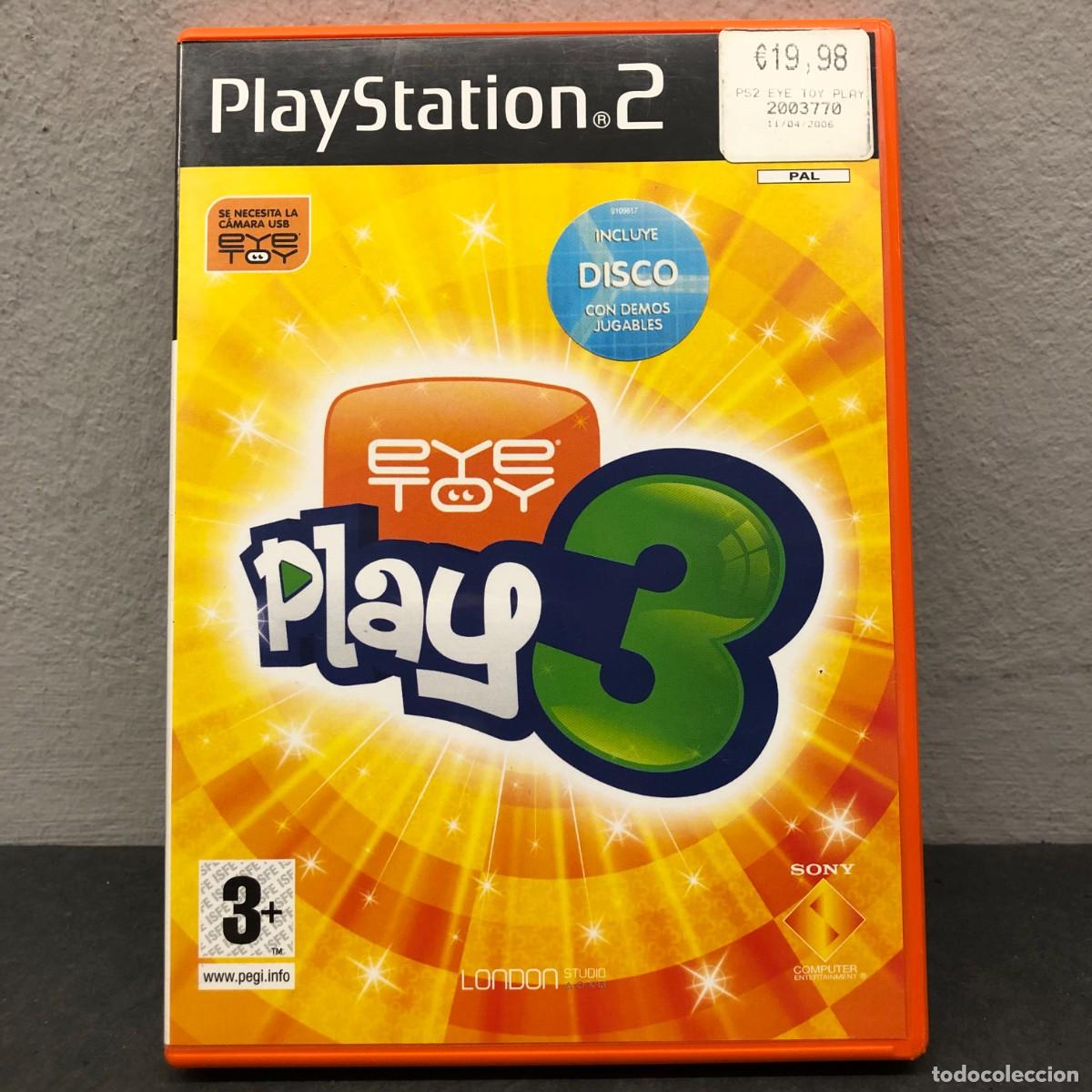 Videojuegos y consolas: EYE TOY: PLAY 3 - PLAY STATION 2 - PS2 - +3 - SCES 53315 - VIDEOJUEGO / 1137