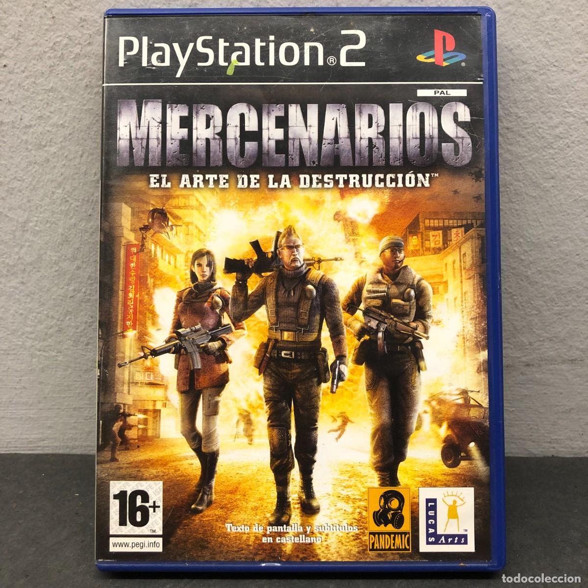 Videojuegos y consolas: MERCENARIOS - EL ARTE DE LA DESTRUCCI&Oacute;N- PLAY STATION 2 - PS2 - +16 - SLES 53008 - VIDEOJUEGO / 1144