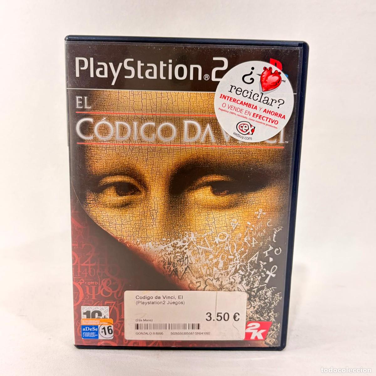 Videojuegos y consolas: VIDEOJUEGO PLAYSTATION 2 - PS2 - EL C&Oacute;DIGO DA VINCI + CAJA + INSTRUCCIONES