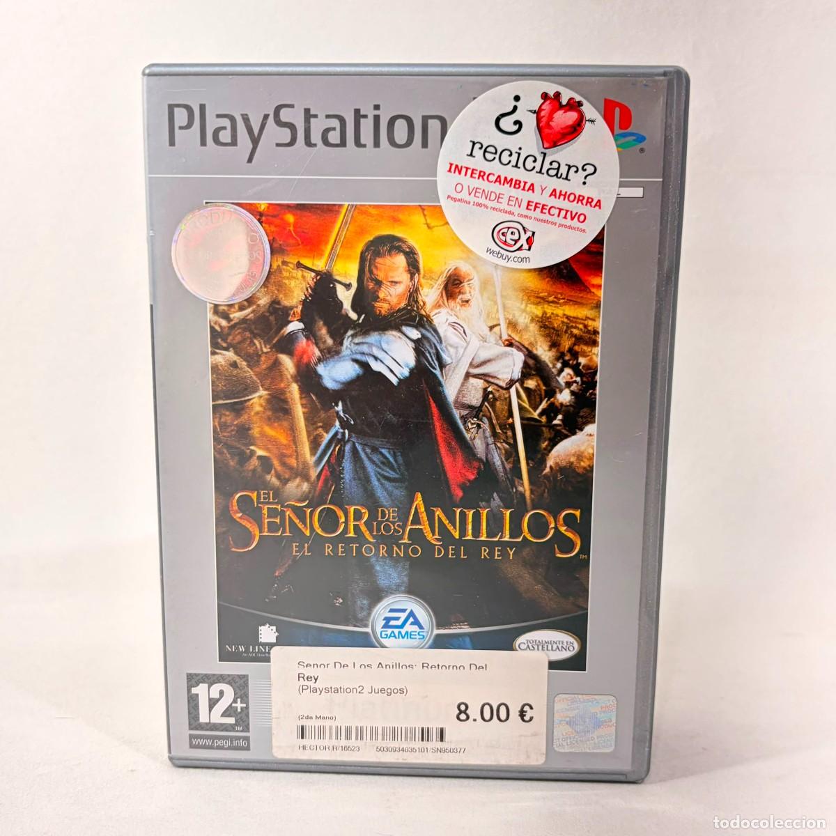 Videojuegos y consolas: VIDEOJUEGO PLAYSTATION 2 - PS2 - EL SE&Ntilde;OR DE LOS ANILLOS EL RETORNO DEL REY + CAJA