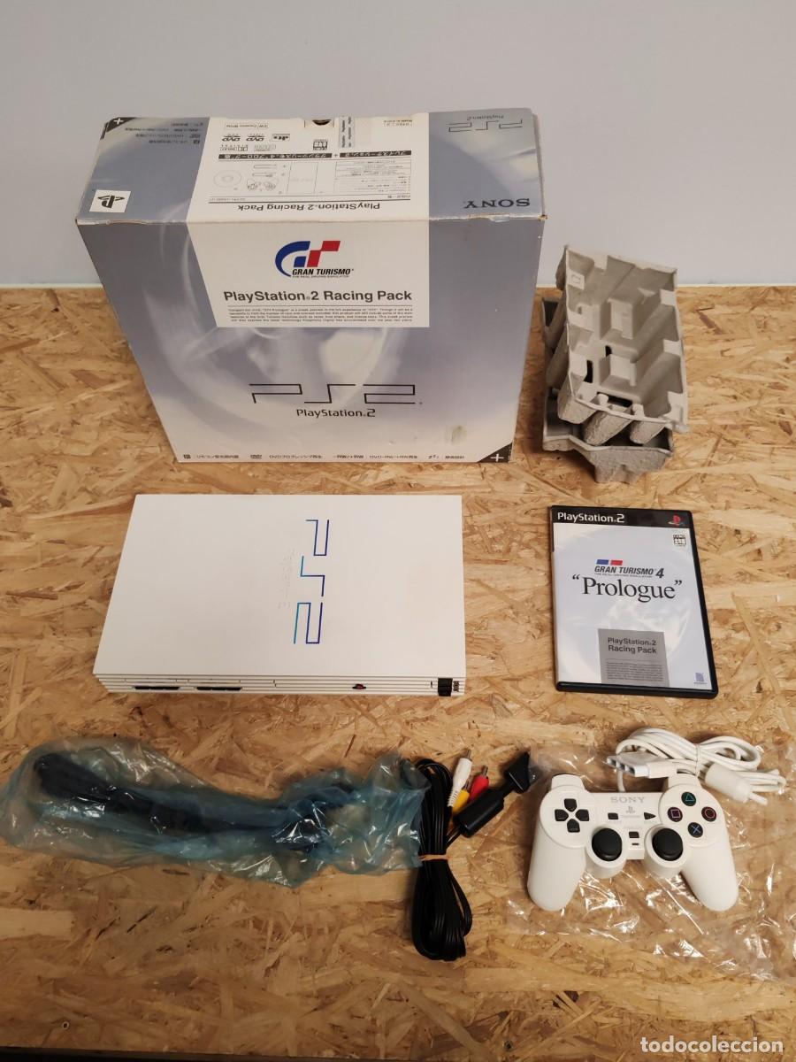 Videojuegos y consolas: PlayStation 2 Racing Pack Ceramic White PS2 Jap&oacute;n
