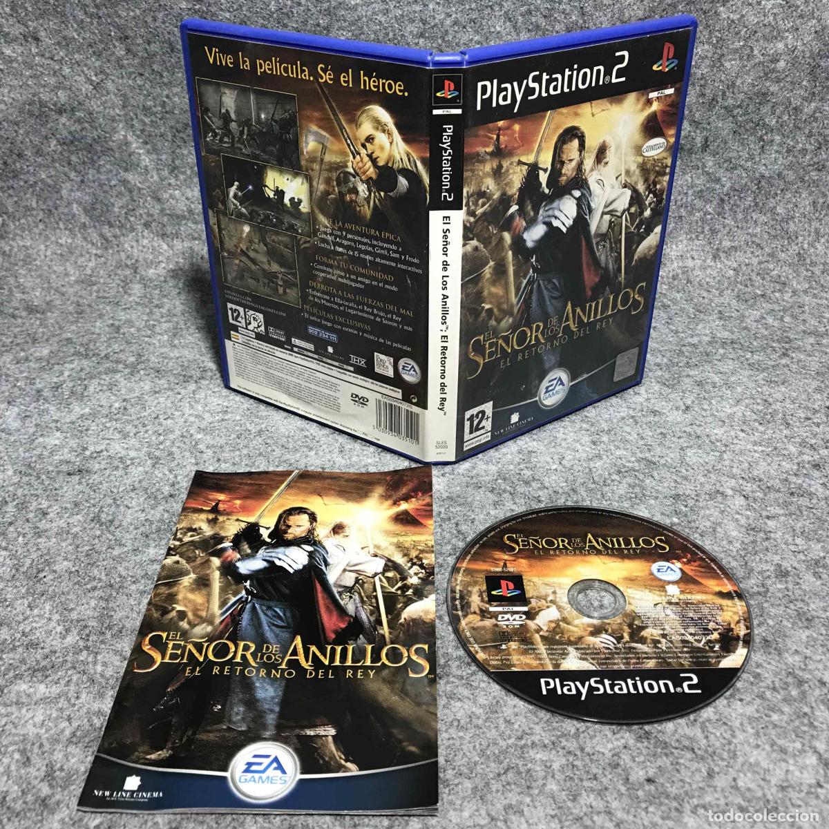 Videojuegos y consolas: EL SE&Ntilde;OR DE LOS ANILLOS EL RETORNO DEL REY SONY PLAYSTATION 2 PS2