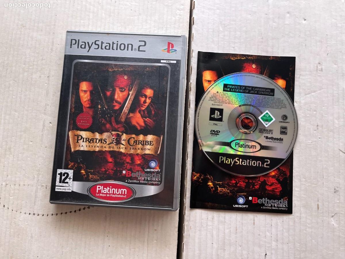 Videojuegos y consolas: PIRATAS DEL CARIBE LA LEYENDA DE JACK SPARROW PLATINUM - PS2 PLAYSTATION 2 PLAY STATION TWO KREATEN
