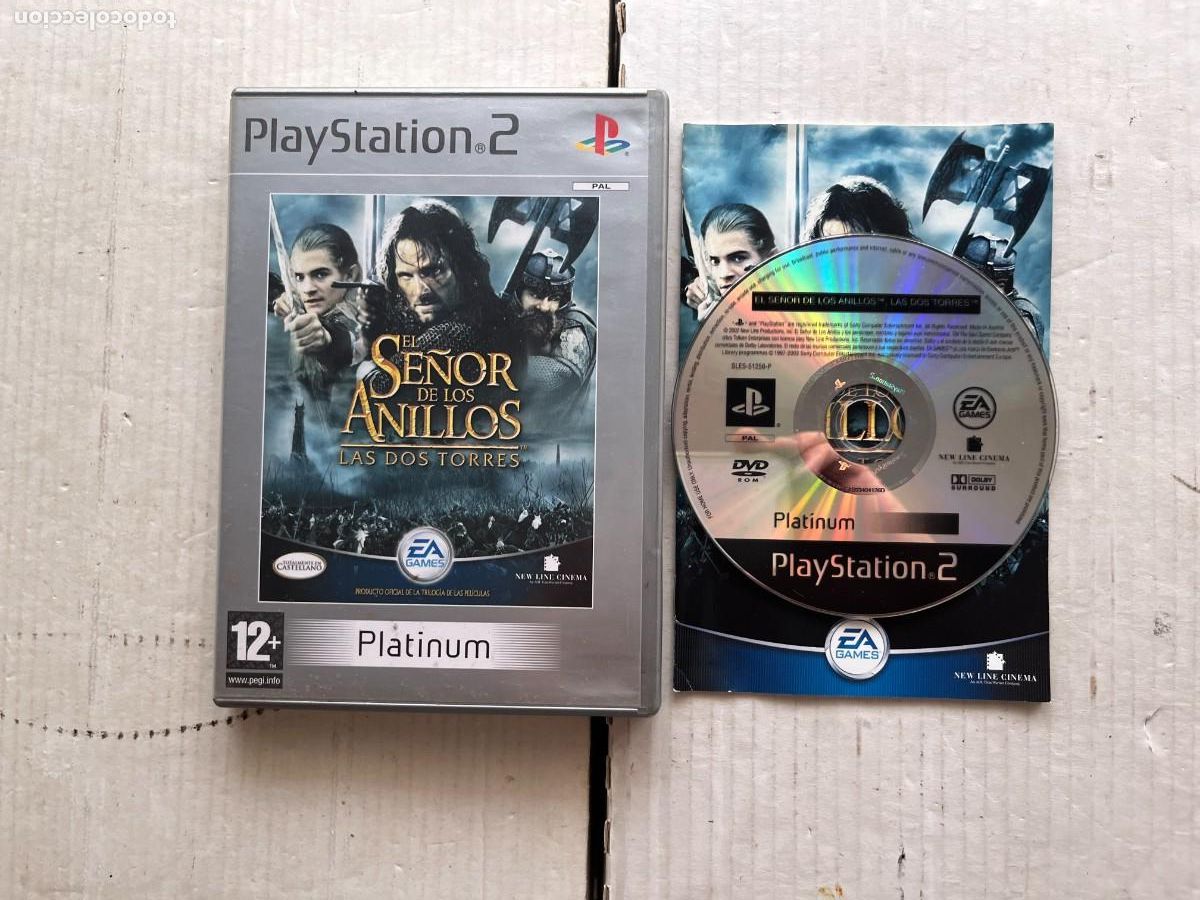Videojuegos y consolas: EL SE&Ntilde;OR DE LOS ANILLOS LAS DOS TORRES ESDLA PLATINUM - PS2 PLAYSTATION 2 PLAY STATION TWO KREATEN
