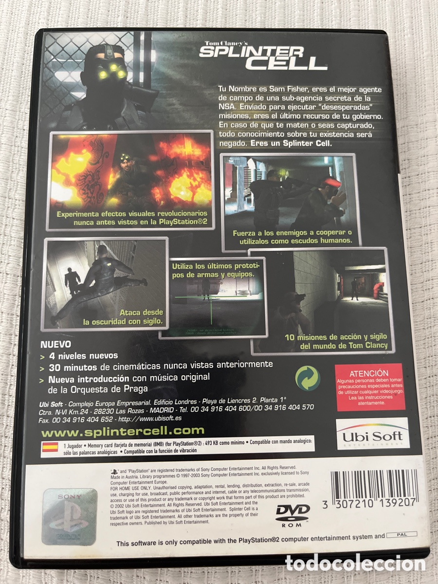 Videojuegos y consolas: Splinter Cell. PlayStation 2 - Foto 6
