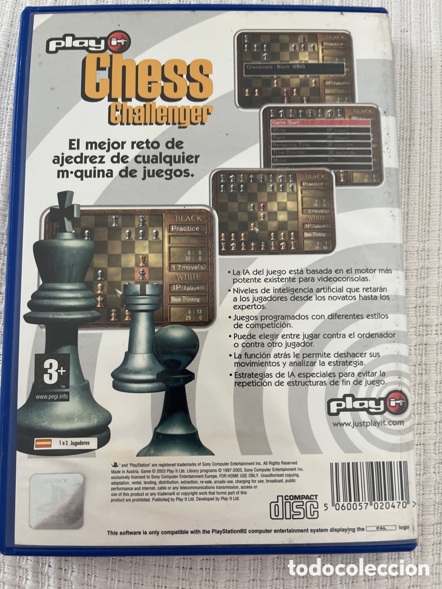 Videojuegos y consolas: Play It Chess Challenger. PlayStation 2 - Foto 6