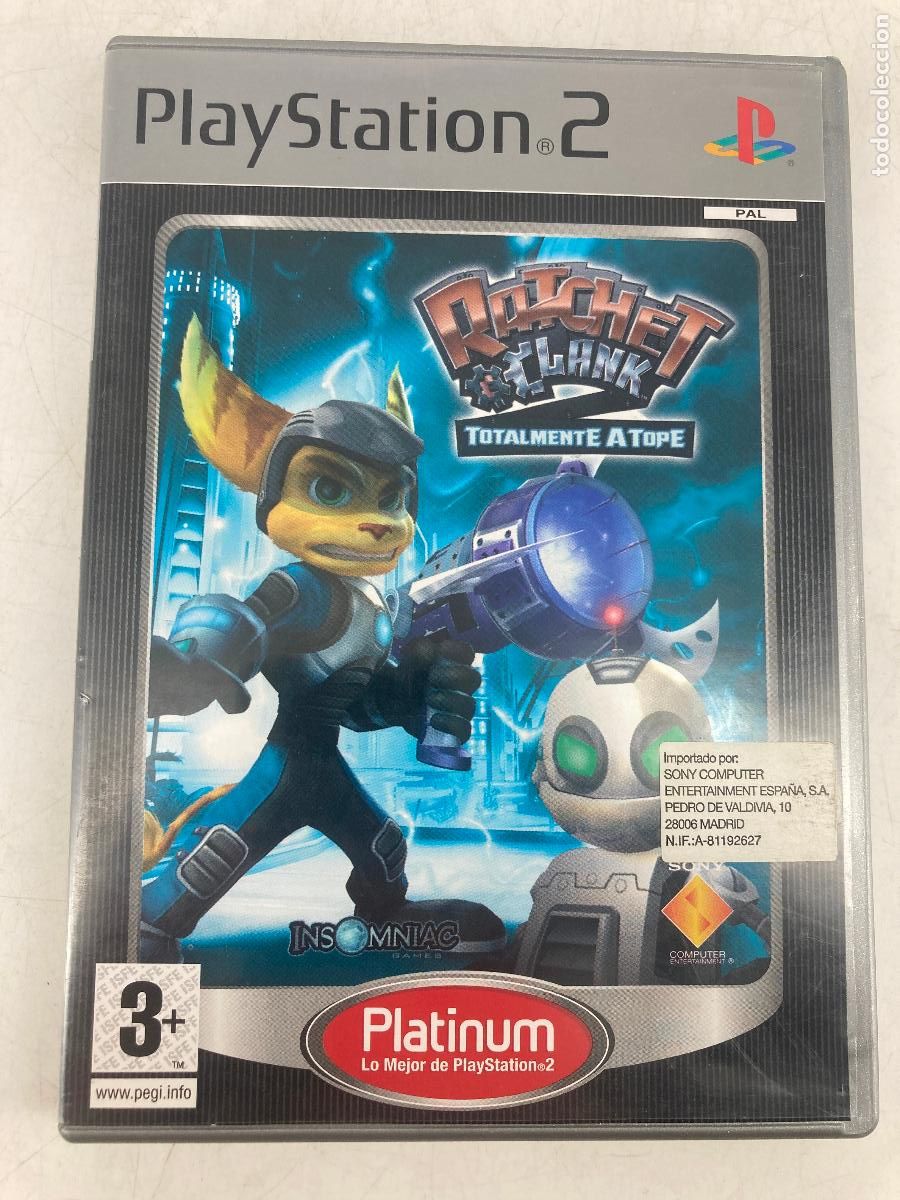 Videojuegos y consolas: RATCHET & CLANK - TOTALMENTE A TOPE - PS2 PLAYSTATION 2 PLAY STATION