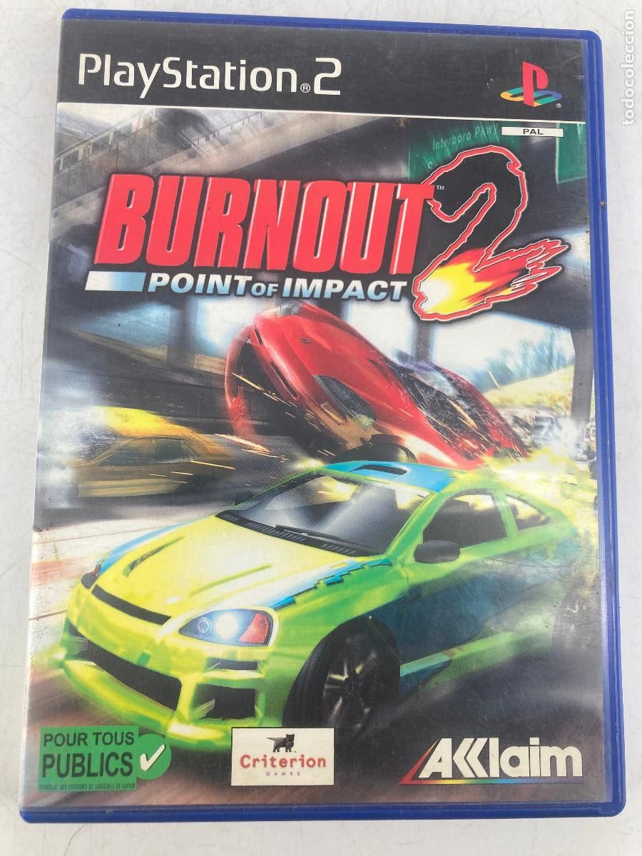 Videojuegos y consolas: BURNOUT 2 POINT OF IMPACT - PS2 PLAYSTATION 2 PLAY STATION