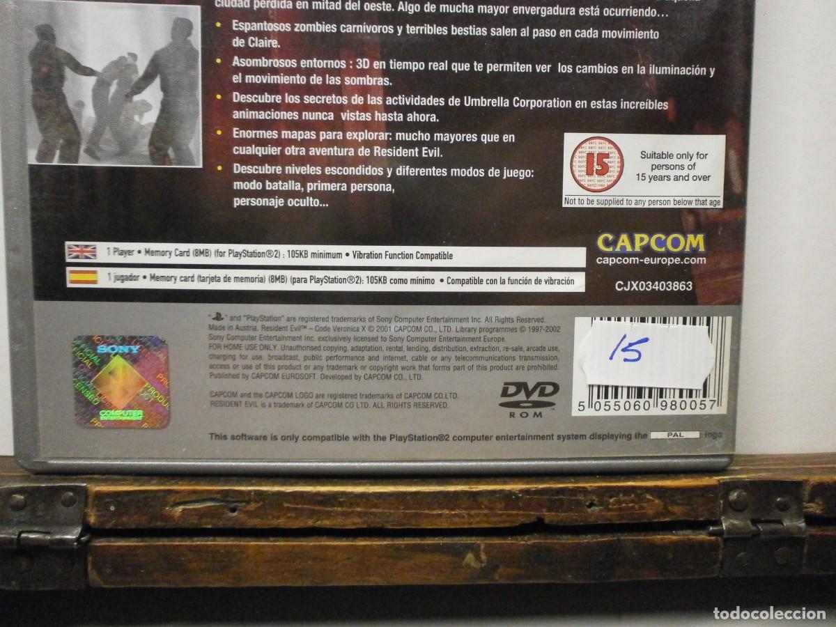 Videojuegos y consolas: juego completo ps2 resident evil code veronica x - Foto 3