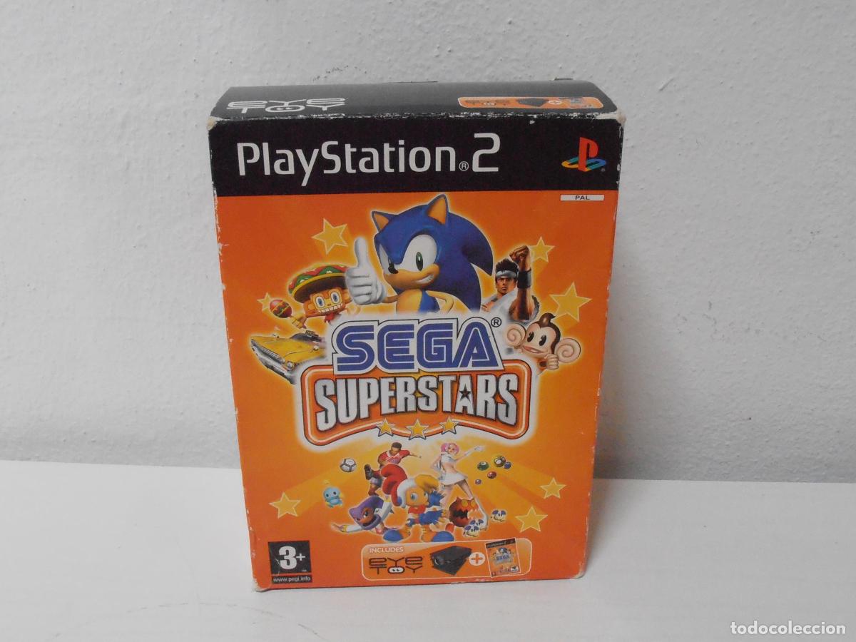Videojuegos y consolas: JUEGO PLAYSTATION 2, SEGA SUPERSTARS CON EYE TOY, COMO NUEVO, PS2