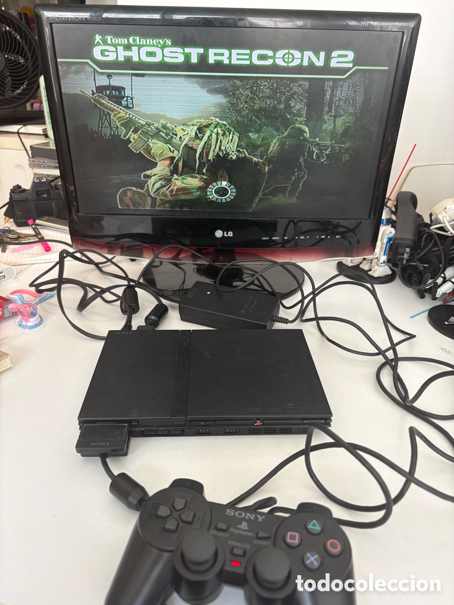 Videojuegos y consolas: Playstation 2 Modelo SCPH-77004 &bull; Completa