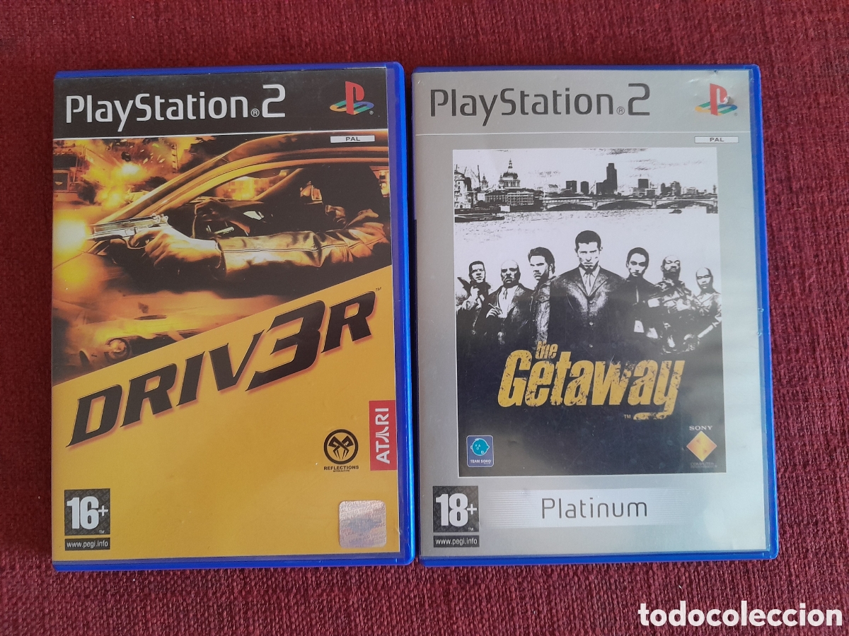 Videojuegos y consolas: -2 videojuegos para PlayStation 2.2. - DRIV3R y The Getaway.
