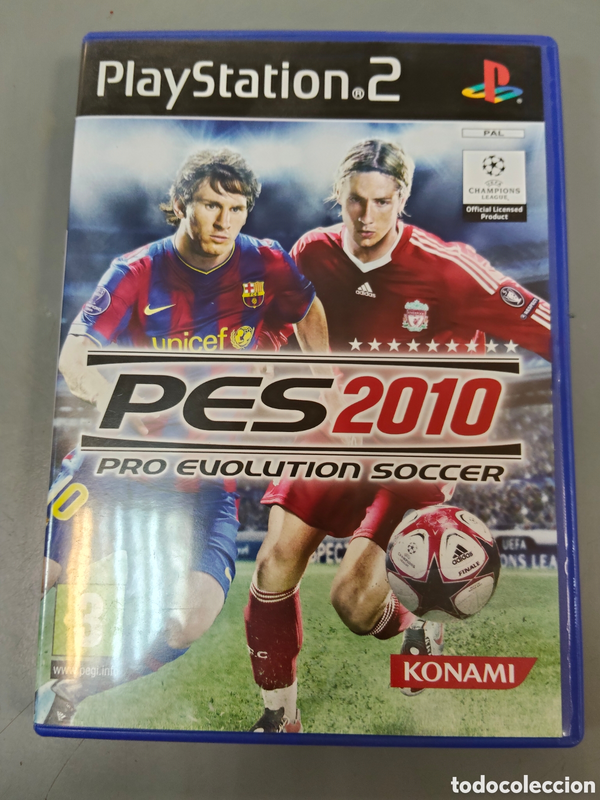 Videojuegos y consolas: Juego play Station 2 pes 2010