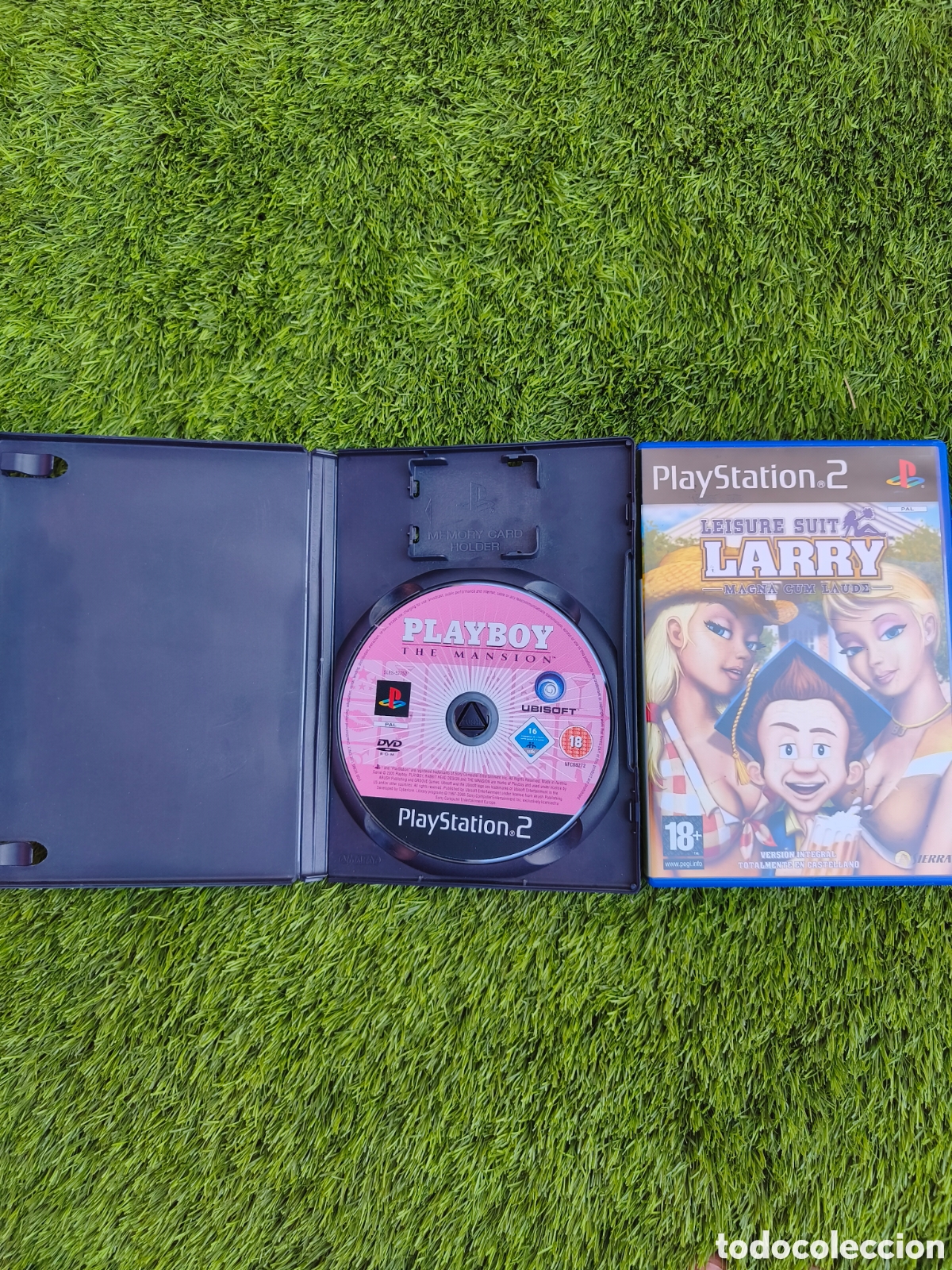 Videojuegos y consolas: Lote 2 Juegos PS2: Leisure Suit Larry + Playboy: The Mansion (Disco)