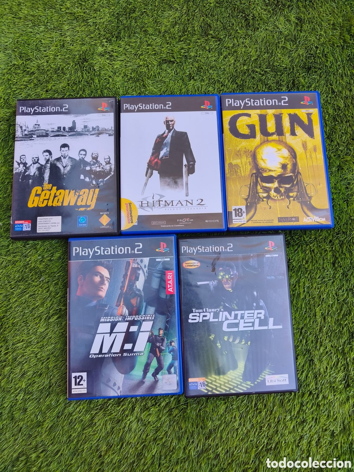Videojuegos y consolas: Lote 5 Juegos PS2 Cl&aacute;sicos (Acci&oacute;n y Sigilo) - PAL Espa&ntilde;a
