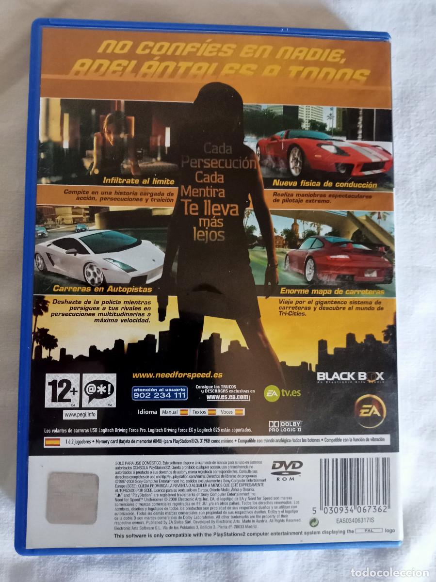 Videojuegos y consolas: Need For Speed Undercover Playstation 2 Videojuego PS2 Maggie Q DVD-ROM