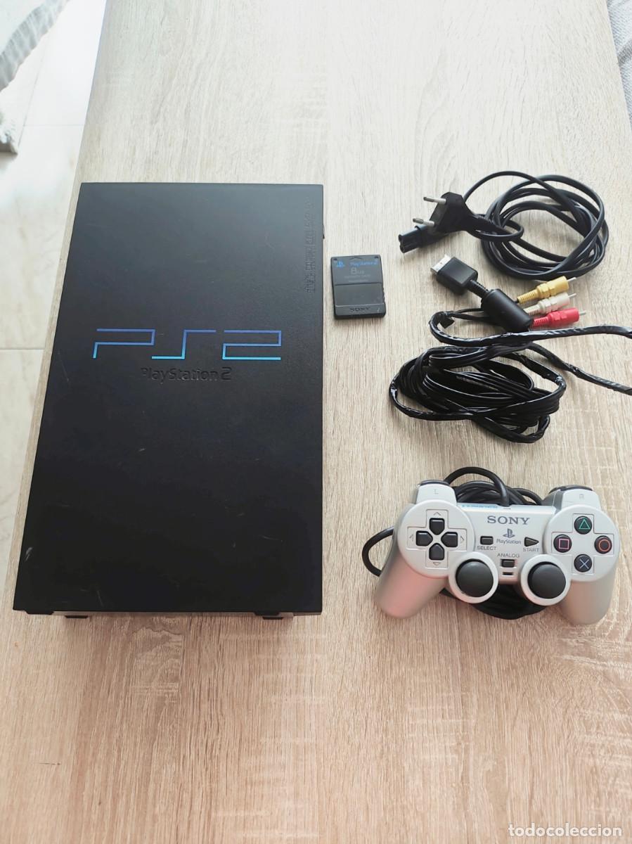 Videojuegos y consolas: Consola Play Station 2 FAT + Mando + Memory + Cables