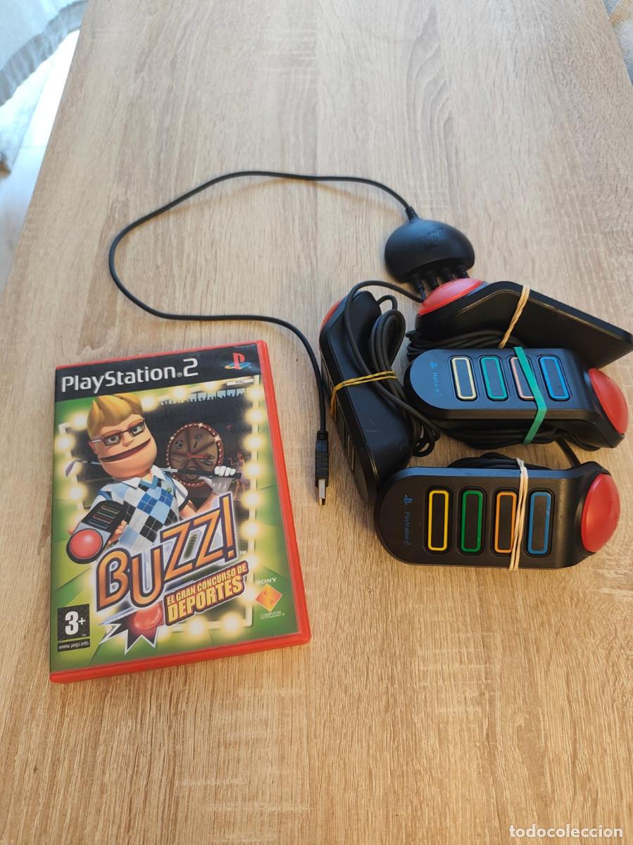 Videojuegos y consolas: Buzz! El Gran Concurso de Deportes + Mandos