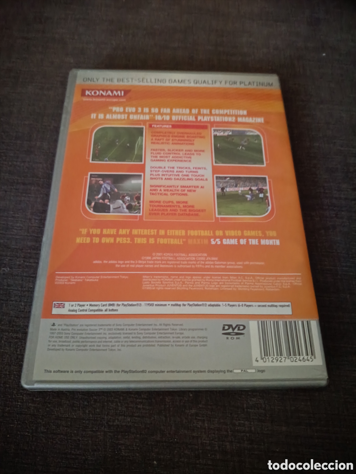 Videojuegos y consolas: Pro Evolution Soccer 2 Platinum PAL UK - Foto 2