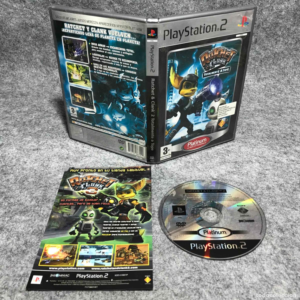 Videojuegos y consolas: RATCHET AND CLANK 2 TOTALMENTE A TOPE SONY PLAYSTATION 2 PS2