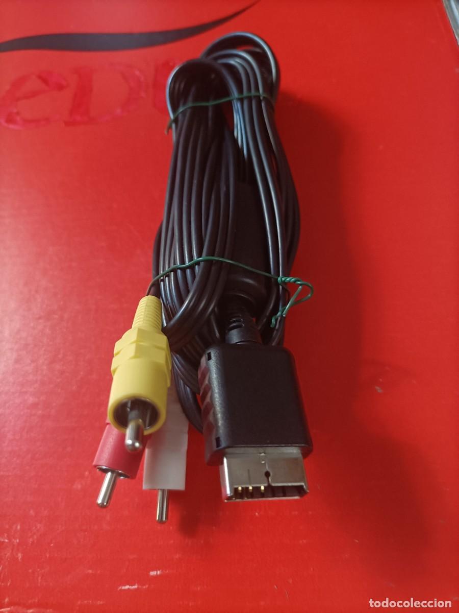 Videojuegos y consolas: CABLE ORIGINAL SONY PLAYSTATI&Oacute;N TRICOLOR IMAGEN Y SONIDO. PERFECTO ESTADO.