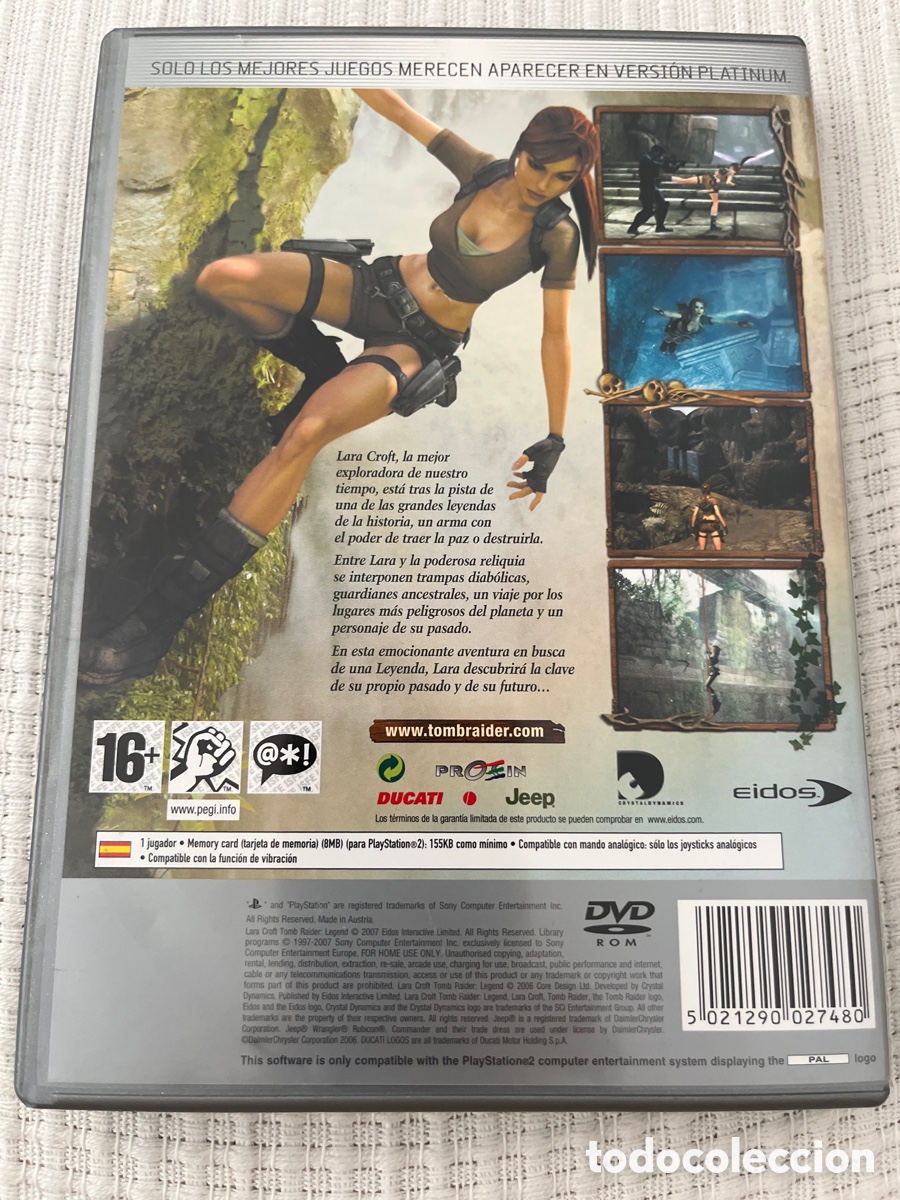 Videojuegos y consolas: Tomb Raider Legend. PlayStation 2 - Foto 9