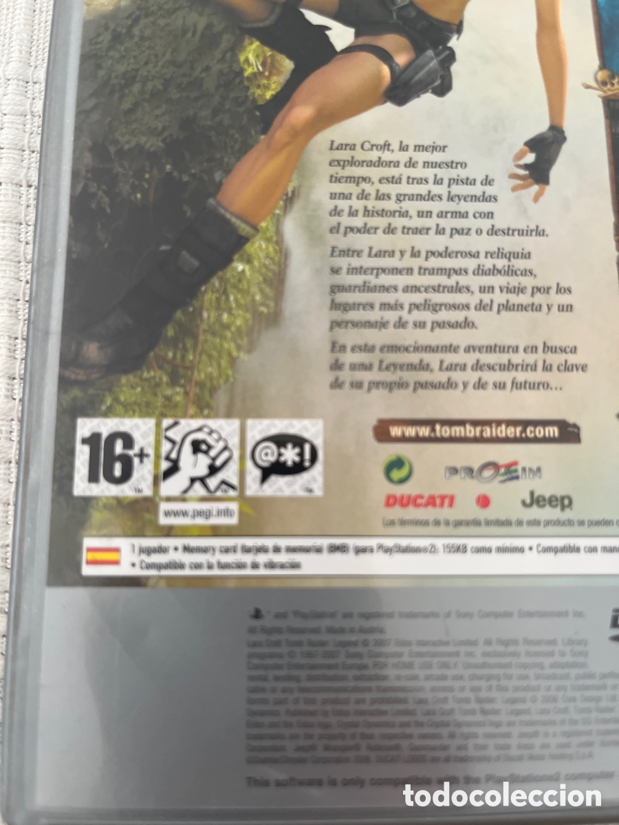 Videojuegos y consolas: Tomb Raider Legend. PlayStation 2 - Foto 10