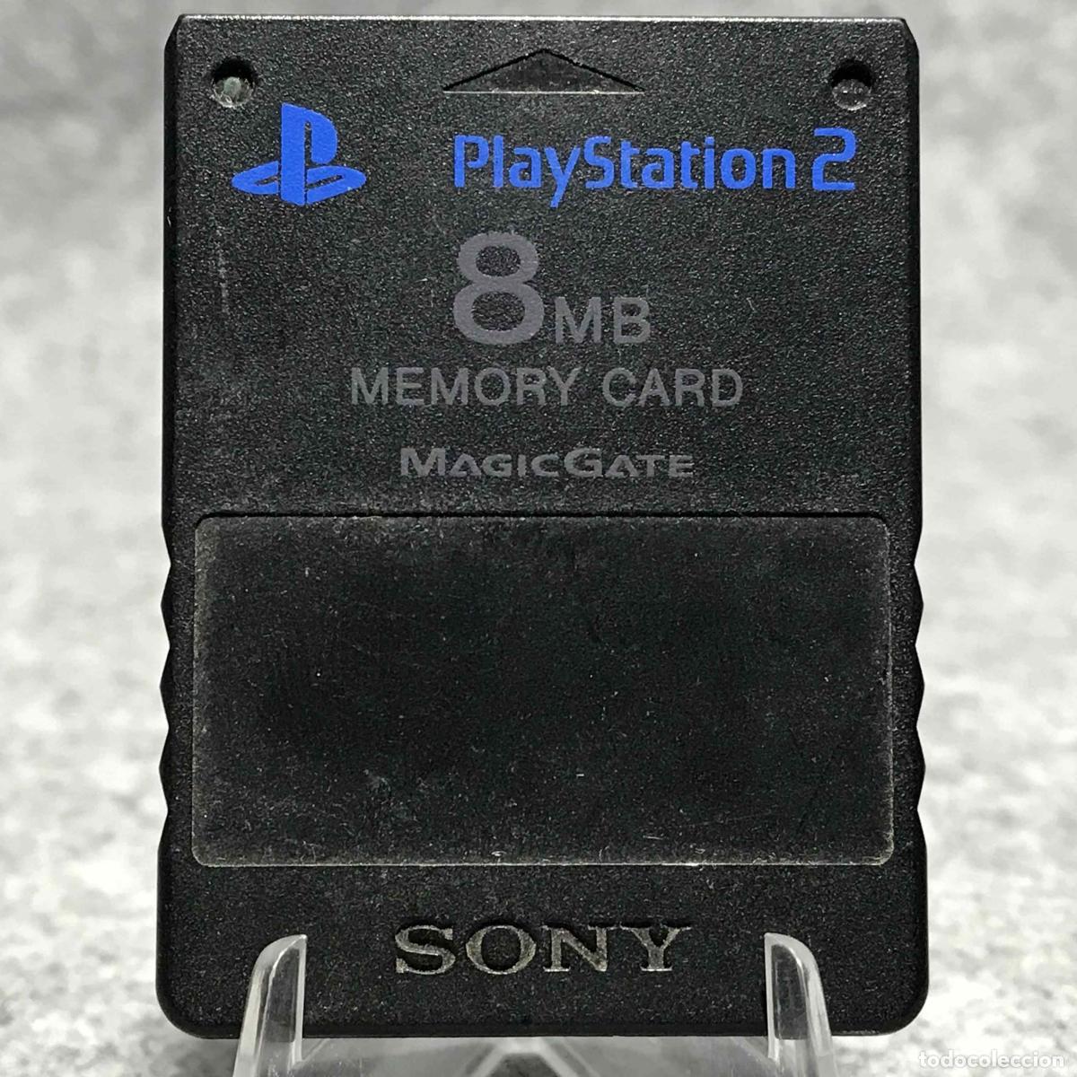 Videojuegos y consolas: MEMORY CARD OFICIAL 8MB NEGRO SONY PLAYSTATION 2 PS2