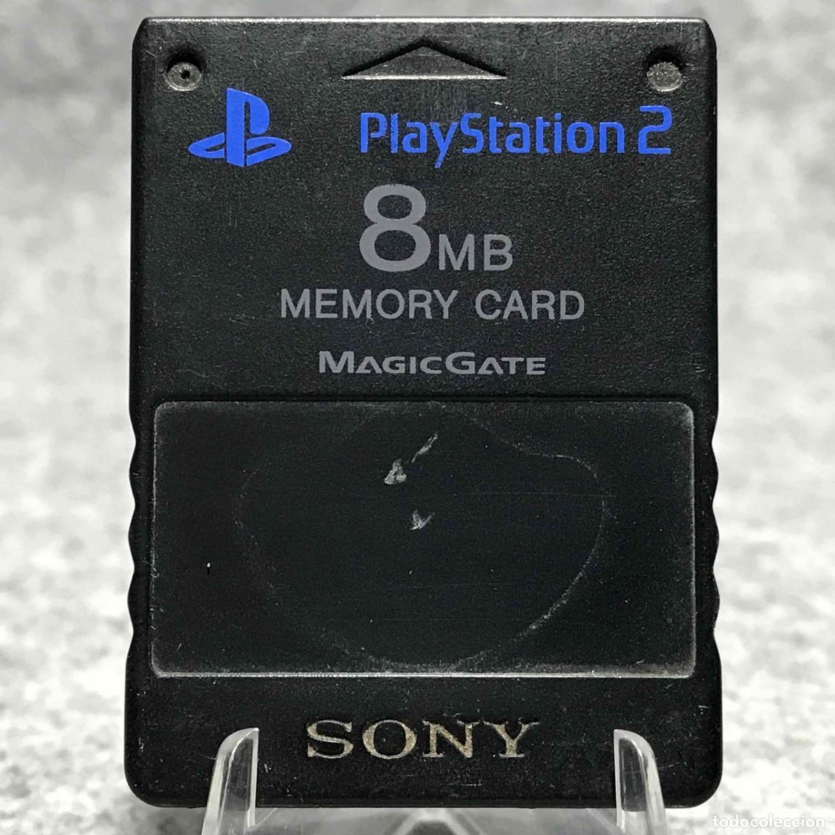 Videojuegos y consolas: MEMORY CARD OFICIAL 8MB NEGRO SONY PLAYSTATION 2 PS2