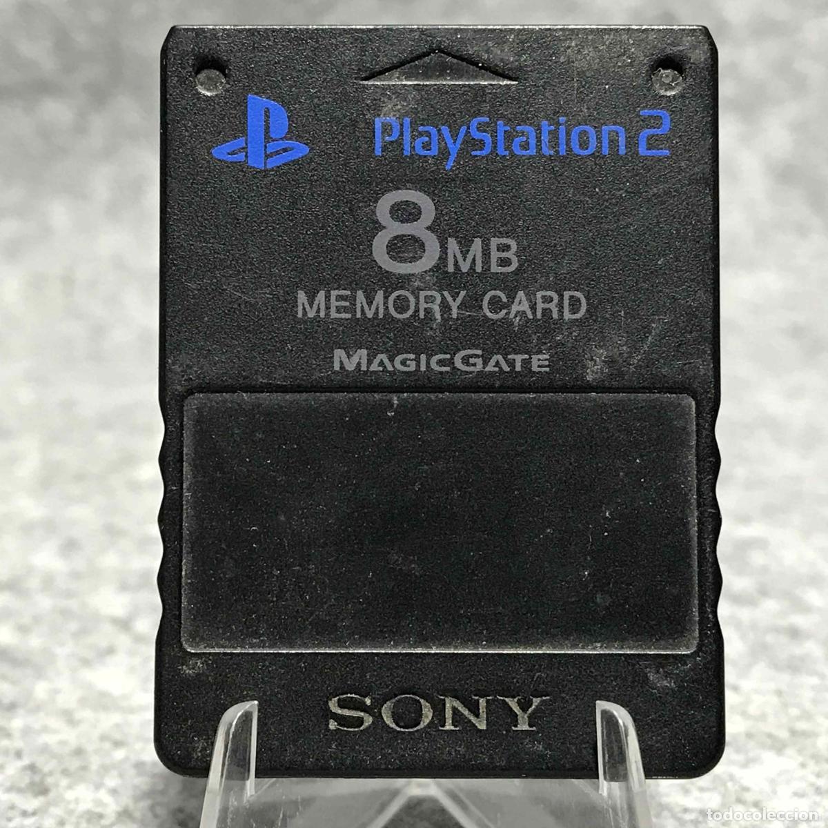 Videojuegos y consolas: MEMORY CARD OFICIAL 8MB NEGRO SONY PLAYSTATION 2 PS2