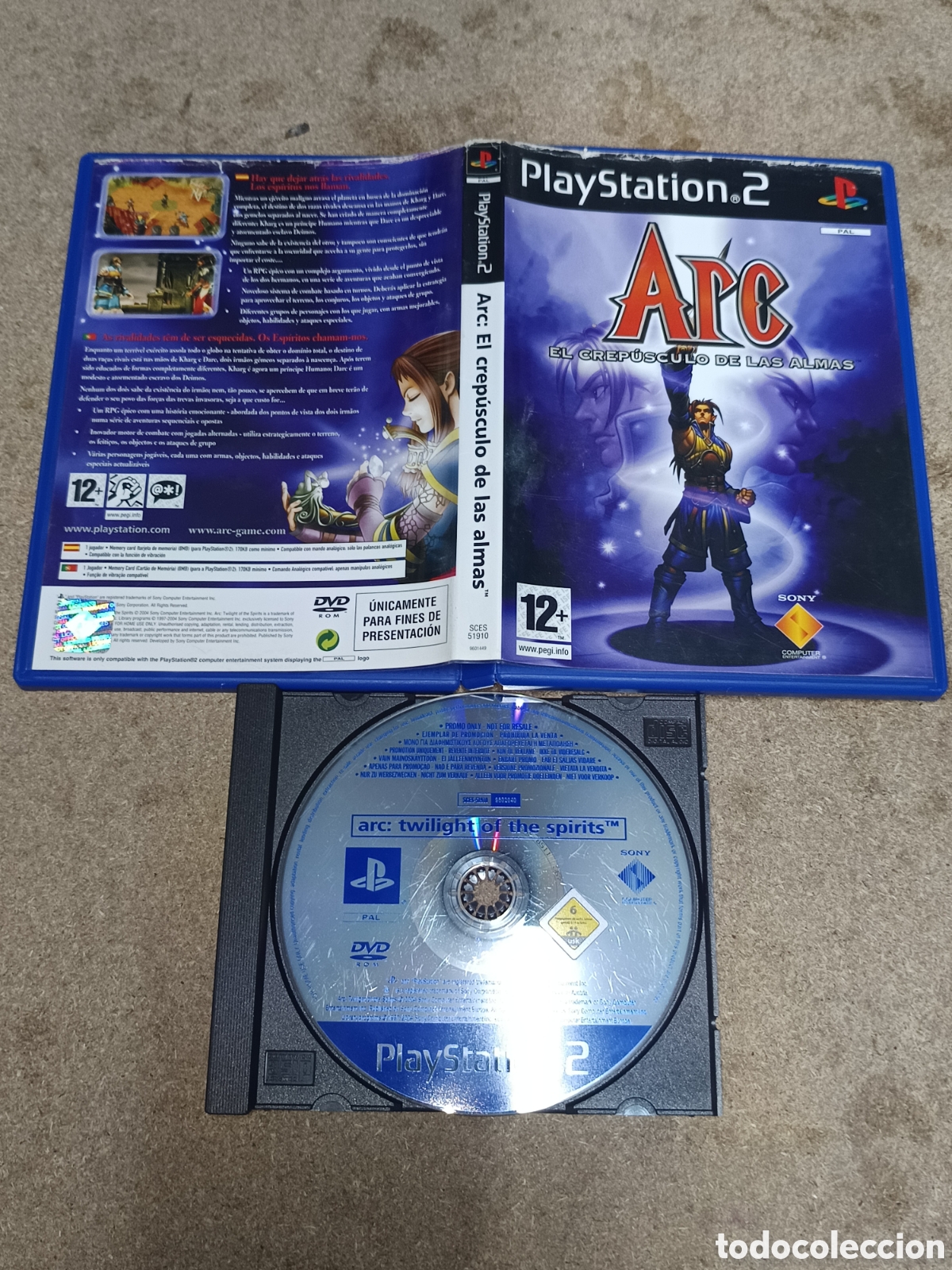 Videojuegos y consolas: PS2 ARC EL CREP&Uacute;SCULO DE LAS ALMAS PAL ESP PROMO