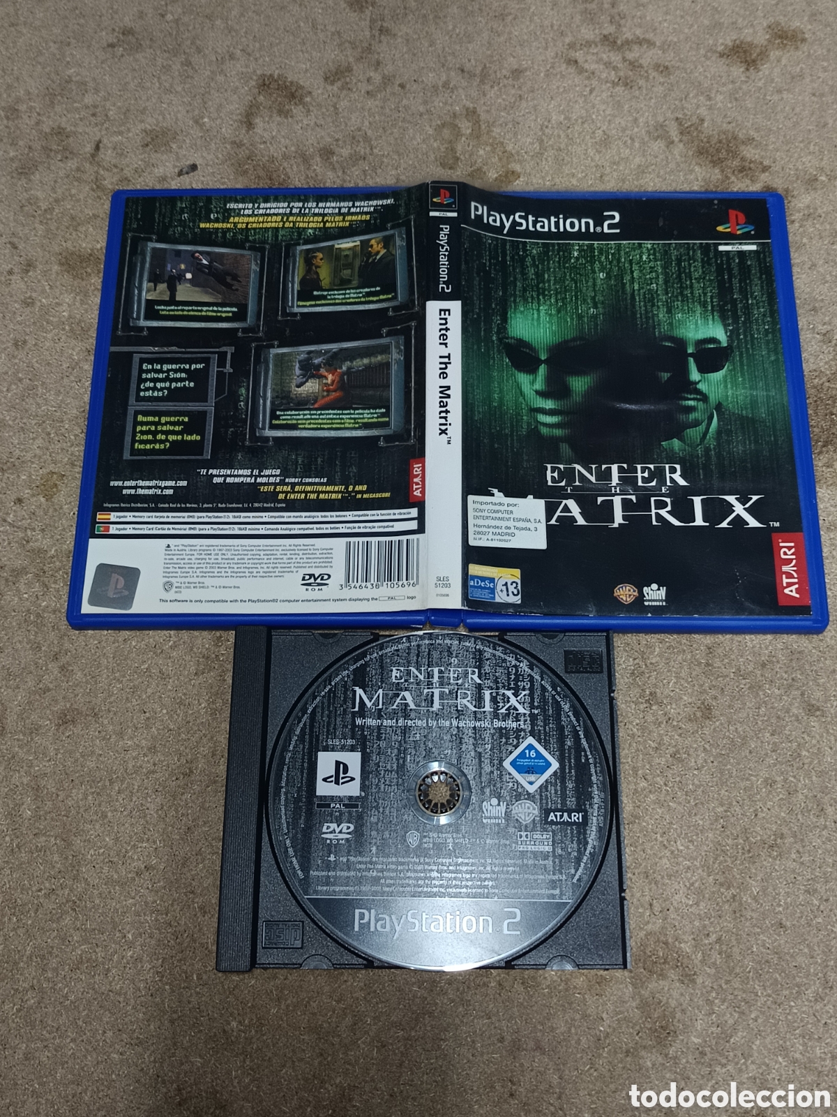 Videojuegos y consolas: PS2 ENTER THE MATRIX PAL ESP SIN MANUAL