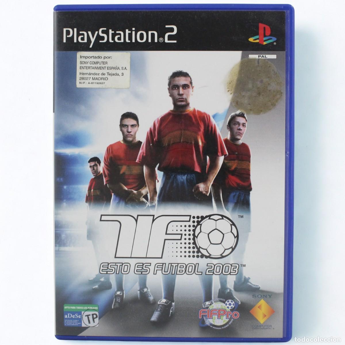 Videojuegos y consolas: PS2 TIFO Esto es F&uacute;tbol 2003 PAL Espa&ntilde;a Completo This is Football Sony