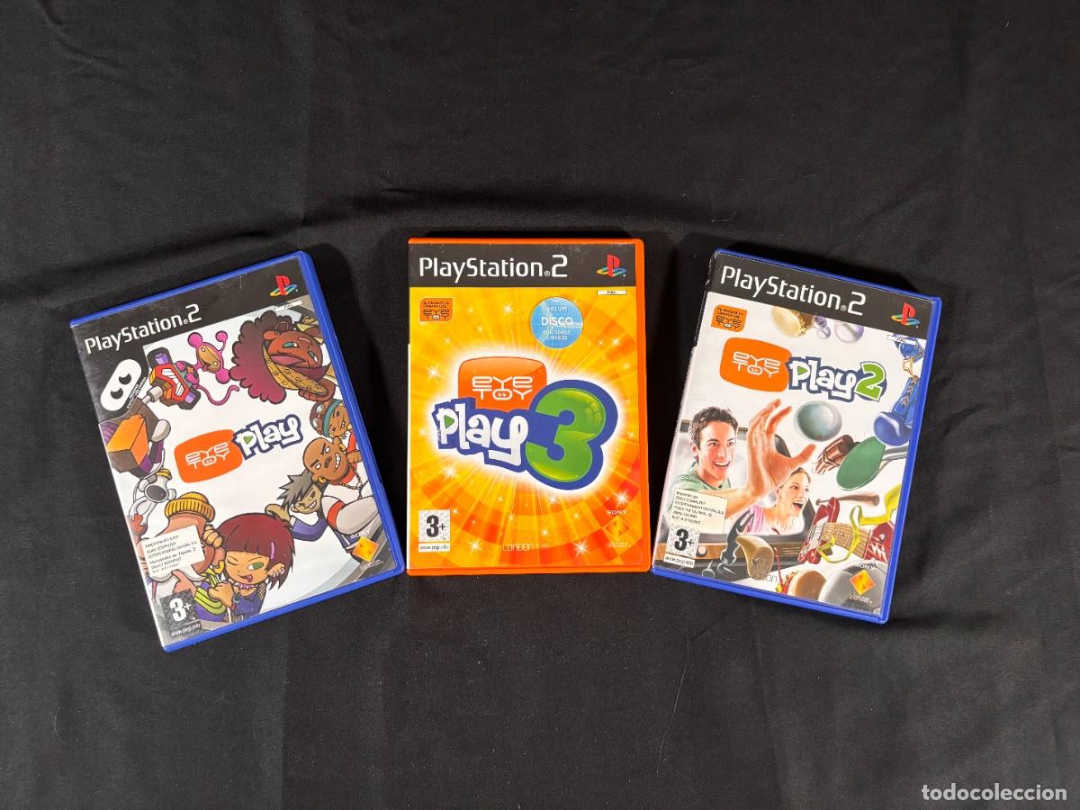 Videojuegos y consolas: LOTE EYETOY PLAY 1 + 2 + 3 - PLAYSTATION 2 PS2 - PAL - ANTIGRAV + SPYTOY