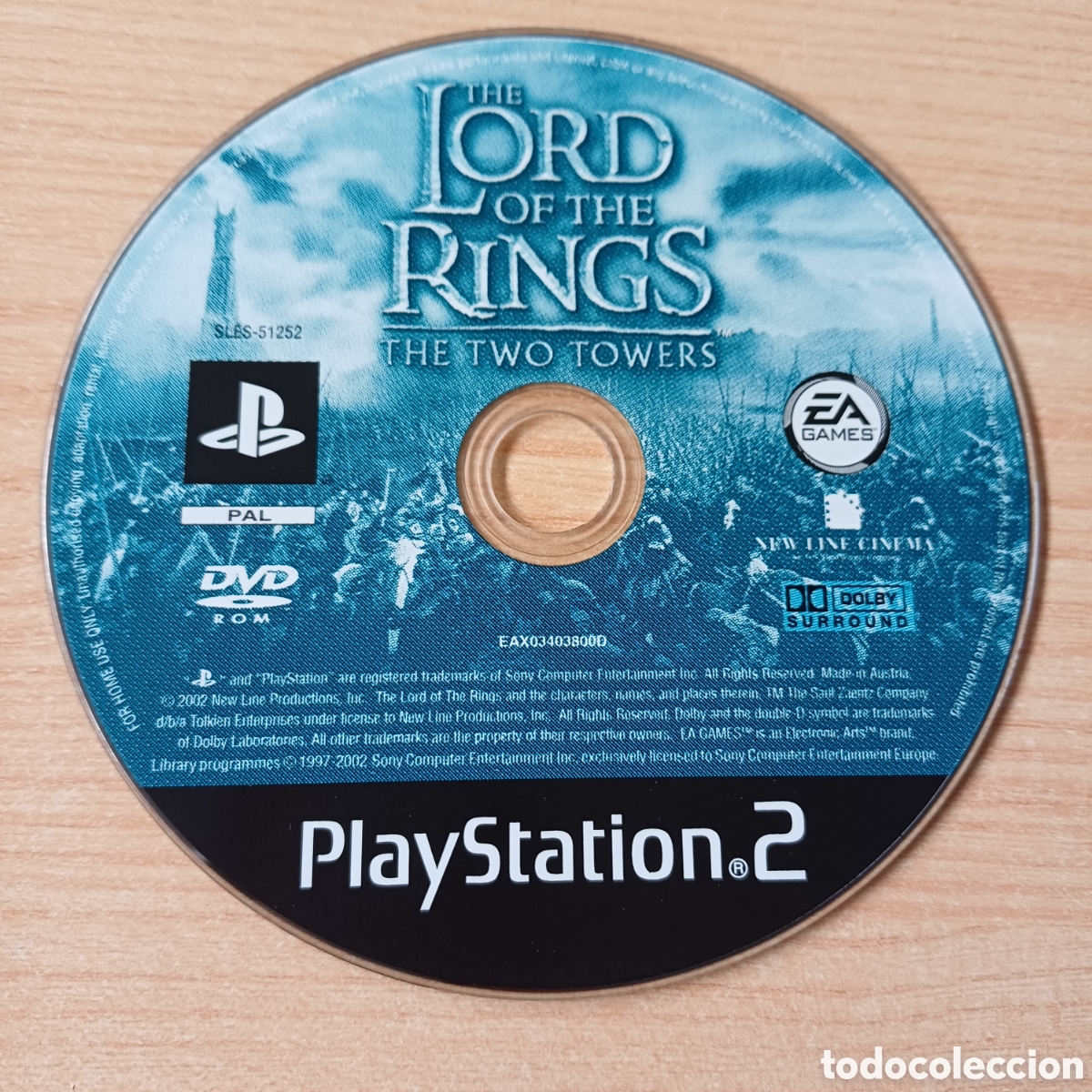 Videojuegos y consolas: EL SE&Ntilde;OR DE LOS ANILLOS LAS DOS TORRES VIDEOJUEGO PS2