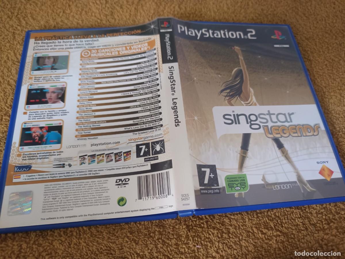 Videojuegos y consolas: SingStar Legends para PlayStation 2.