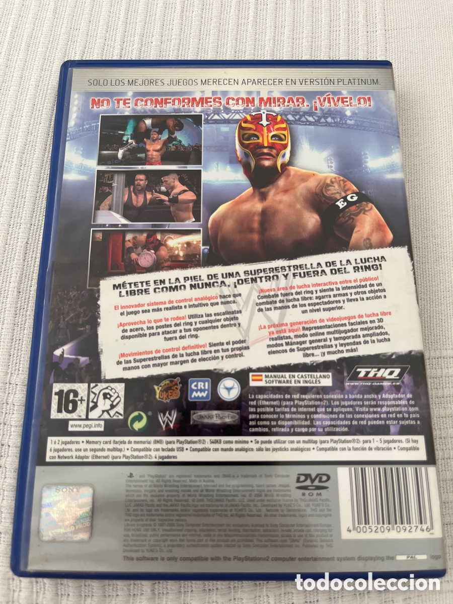 Videojuegos y consolas: Smackdown Vs Raw 2007. PlayStation 2 - Foto 8