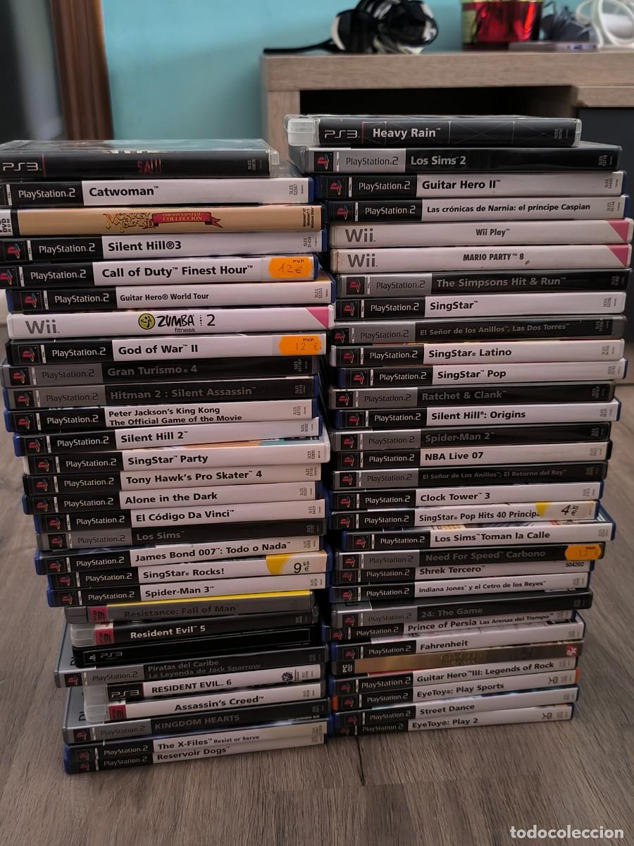 Videojuegos y consolas: Colecci&oacute;n juegos PS2, PS3 y Wii