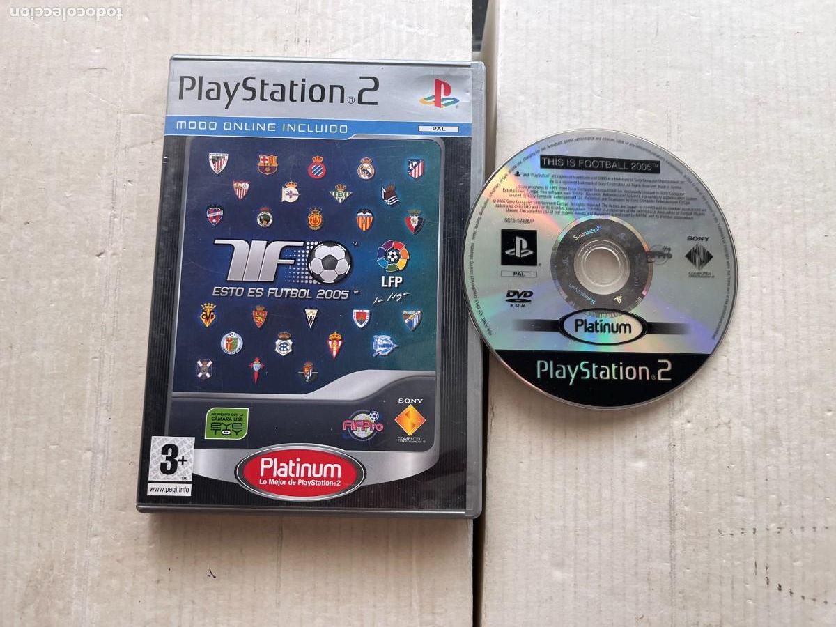 Videojuegos y consolas: ESTO ES FUTBOL 2005 TIF PLASTINUM PS2 PLAYSTATION 2 PLAY STATION TWO KREATEN