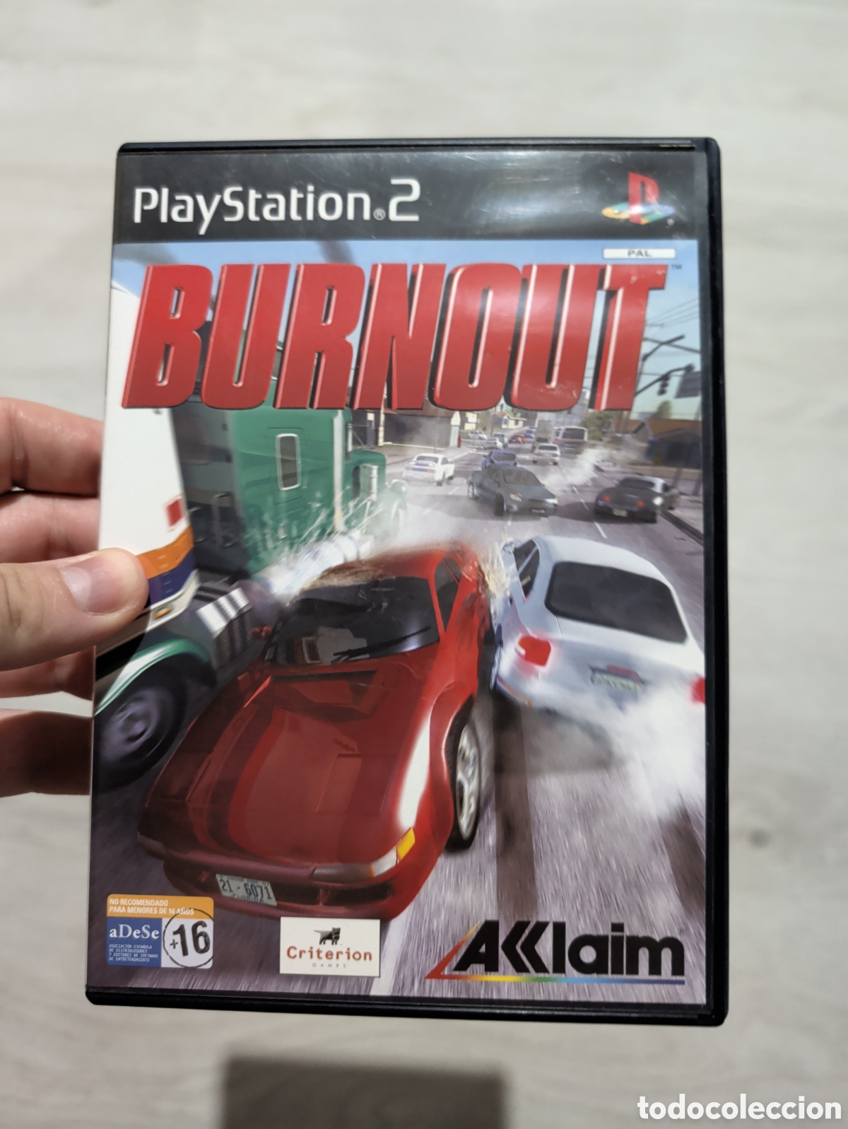 Videojuegos y consolas: Antiguo juego sony ps2 Burnout original