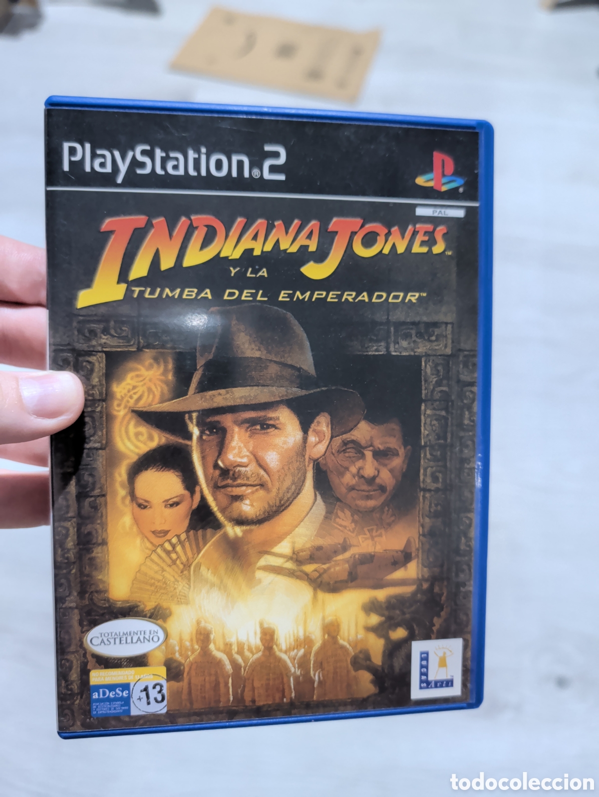 Videojuegos y consolas: Antiguo juego sony ps2 indiana Jones original